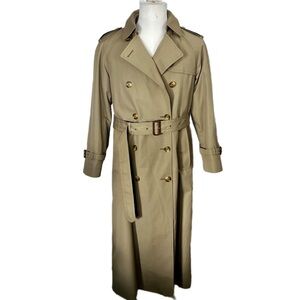 NWOT Brooks Brothers Men’s Trench Coat 42 Long Belted Wool Liner Pristine Preppy